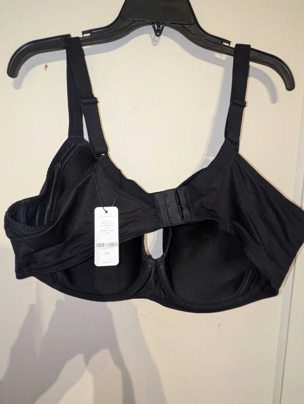 44G Air Conture Flexwire Bra. Comfortable Under Wire Black 44G